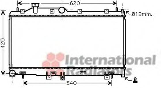 VAN WEZEL 51002067 Радіатор, охолодження двигуна