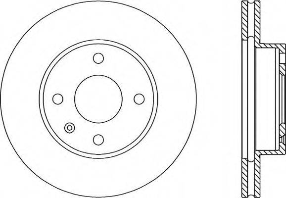 OPEN PARTS BDR117020 гальмівний диск