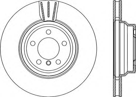 OPEN PARTS BDR219820 гальмівний диск