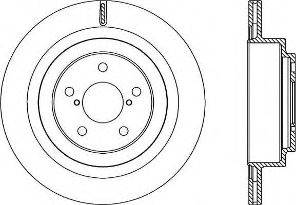 OPEN PARTS BDR221920 гальмівний диск