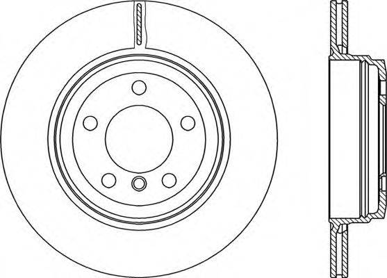 OPEN PARTS BDR222120 гальмівний диск