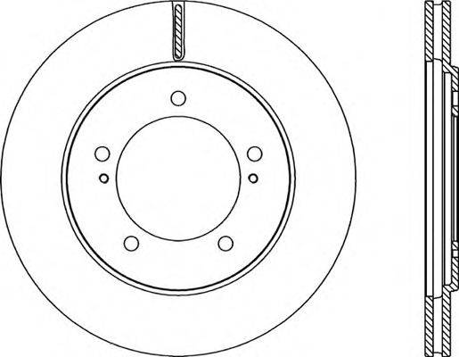 OPEN PARTS BDR227320 гальмівний диск