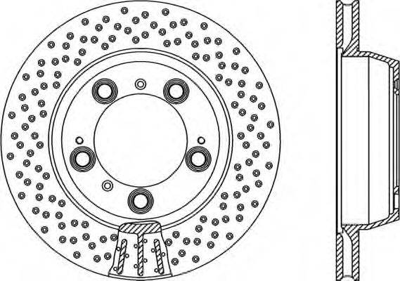 OPEN PARTS BDR233625 гальмівний диск