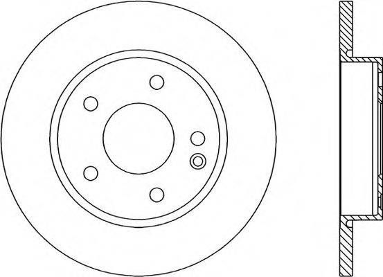 OPEN PARTS BDA169910 гальмівний диск