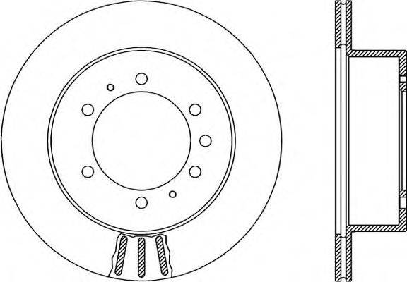 OPEN PARTS BDA188420 гальмівний диск