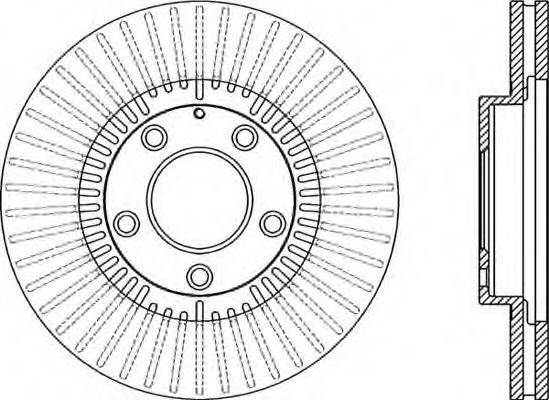 OPEN PARTS BDA207520 гальмівний диск