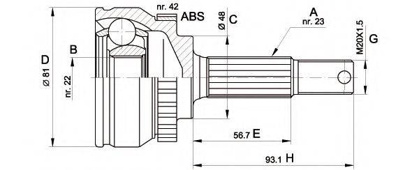 OPEN PARTS CVJ5193.10