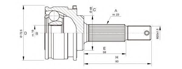 OPEN PARTS CVJ5196.10