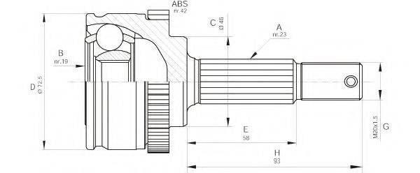 OPEN PARTS CVJ5197.10