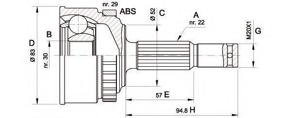 OPEN PARTS CVJ5303.10