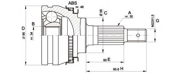 OPEN PARTS CVJ5321.10