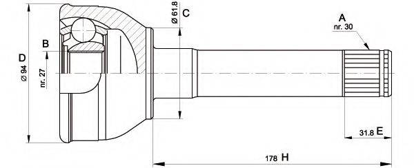 OPEN PARTS CVJ5429.10