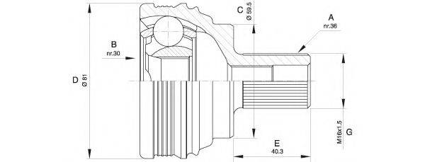 OPEN PARTS CVJ5538.10