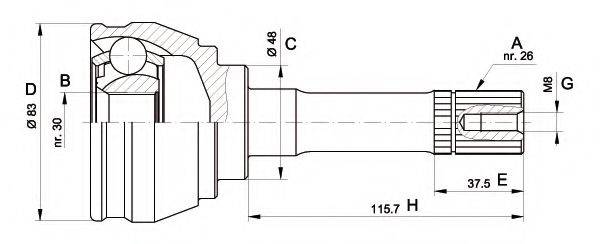 OPEN PARTS CVJ5569.10