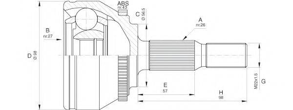 OPEN PARTS CVJ5573.10