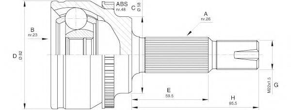 OPEN PARTS CVJ5588.10