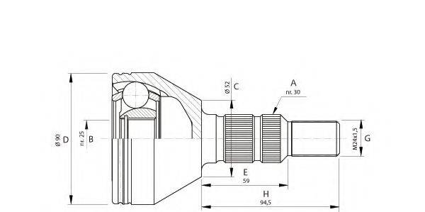 OPEN PARTS CVJ5701.10