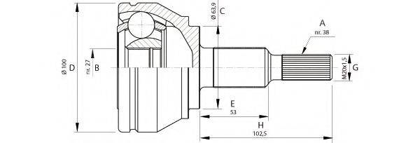 OPEN PARTS CVJ5704.10