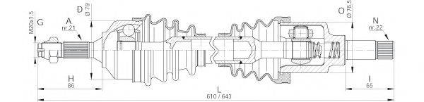 OPEN PARTS DRS6155.00