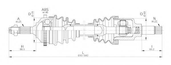 OPEN PARTS DRS6194.00