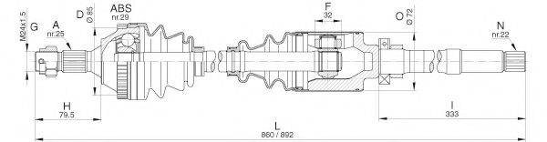 OPEN PARTS DRS6271.00