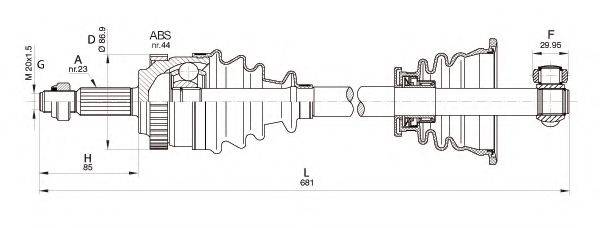 OPEN PARTS DRS6350.00