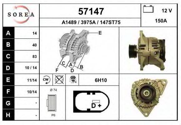 IVECO 504204173 Генератор