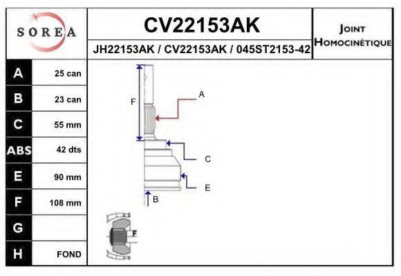 EAI CV22153AK