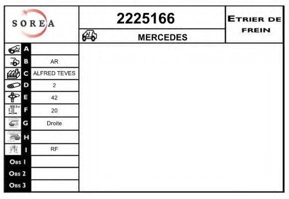 EAI 2225166 Гальмівний супорт