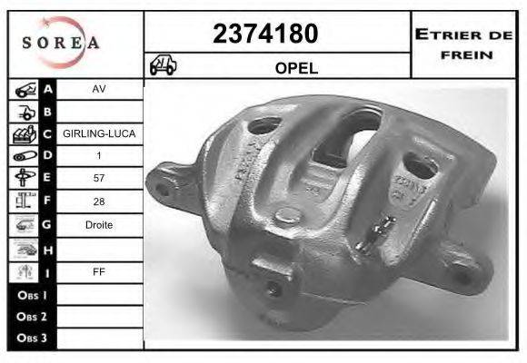 EAI 2374180 Гальмівний супорт