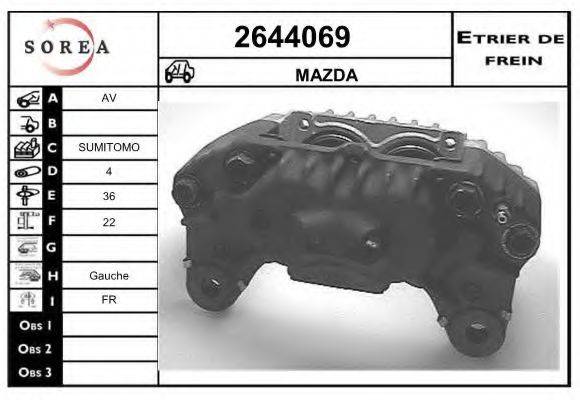 EAI 2644069 Гальмівний супорт