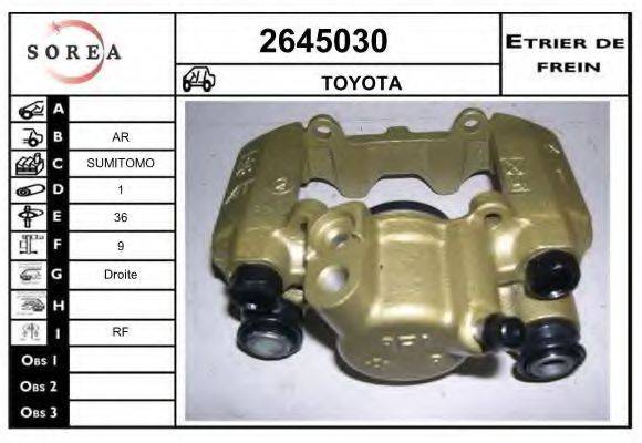 EAI 2645030 Гальмівний супорт