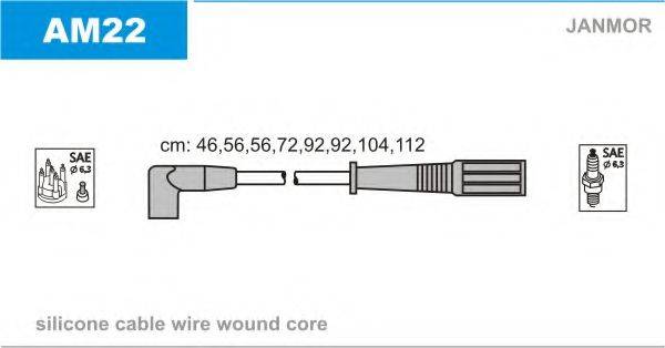 JANMOR AM22 Комплект дротів запалювання