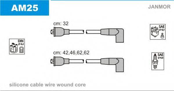 JANMOR AM25 Комплект дротів запалювання