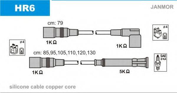 KAGER 641099 Комплект дротів запалювання