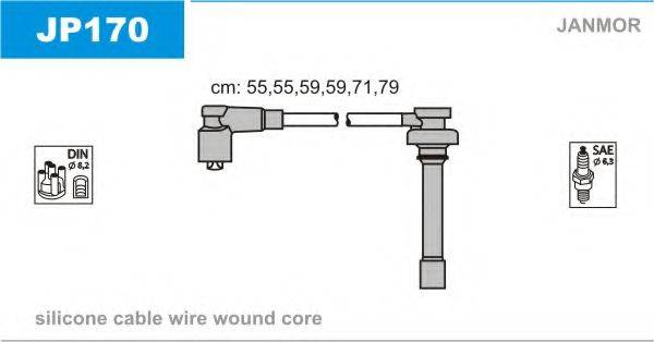 JANMOR JP170 Комплект дротів запалювання