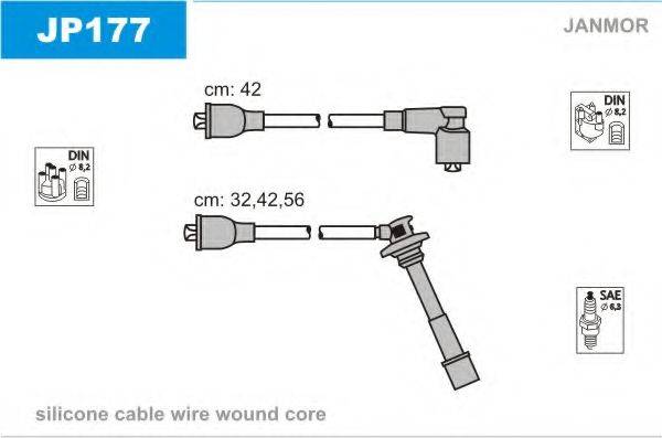 JANMOR JP177 Комплект дротів запалювання