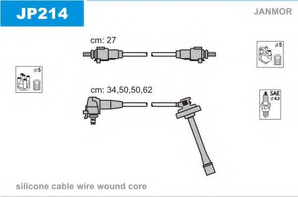 JANMOR JP214 Комплект дротів запалювання