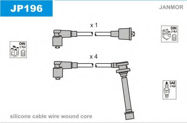 JANMOR JP196 Комплект дротів запалювання