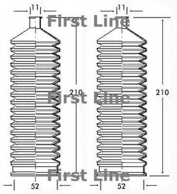 FIRST LINE FSG3095 Пильовик, рульове управління