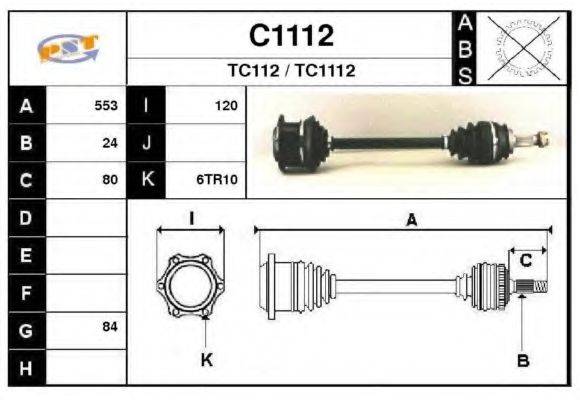 SNRA C1112 Приводний вал