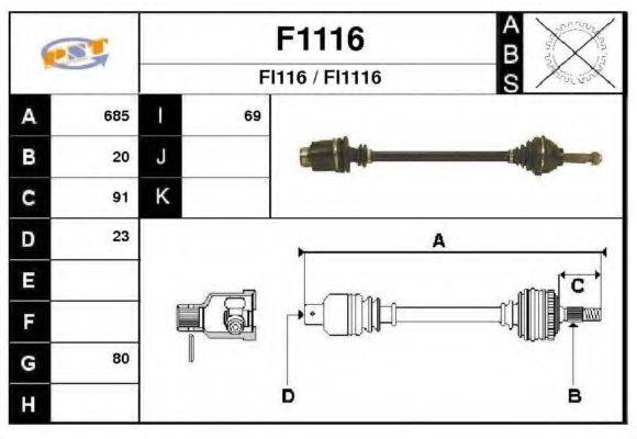 SNRA F1116