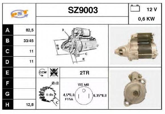 SNRA SZ9003 Стартер