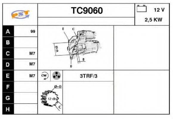 SNRA TC9060 Стартер