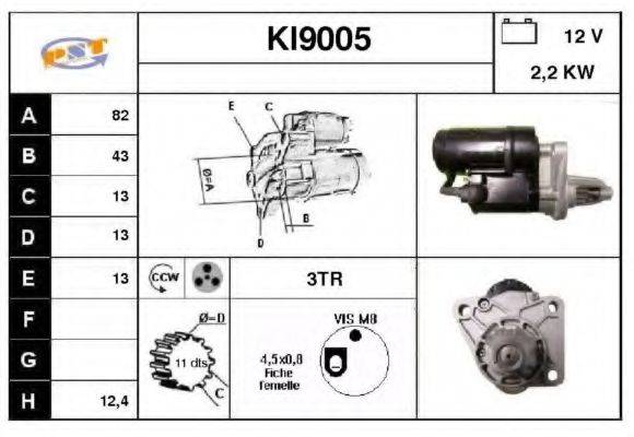 SNRA KI9005 Стартер