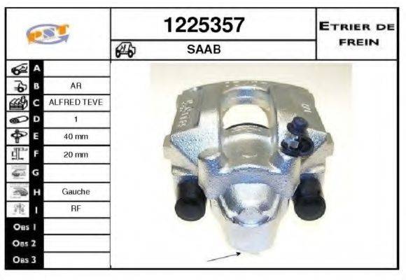 SNRA 1225357 Гальмівний супорт