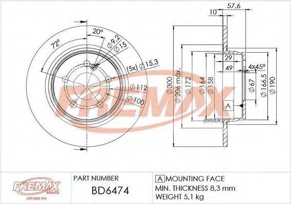 FREMAX BD-6474