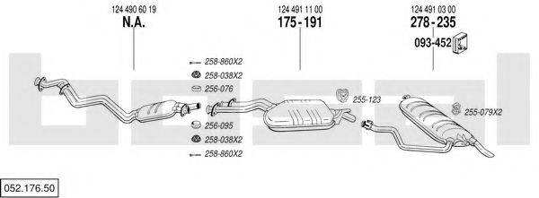 BOSAL 05217650 Система випуску ОГ