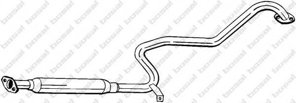 BOSAL 283771 Середній глушник вихлопних газів