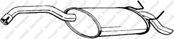 BOSAL 200483 Глушник вихлопних газів кінцевий